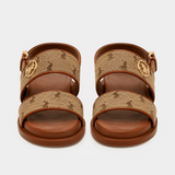 Polo 0078842 Ladies Jacquard Moulded Trim Sandal Stone