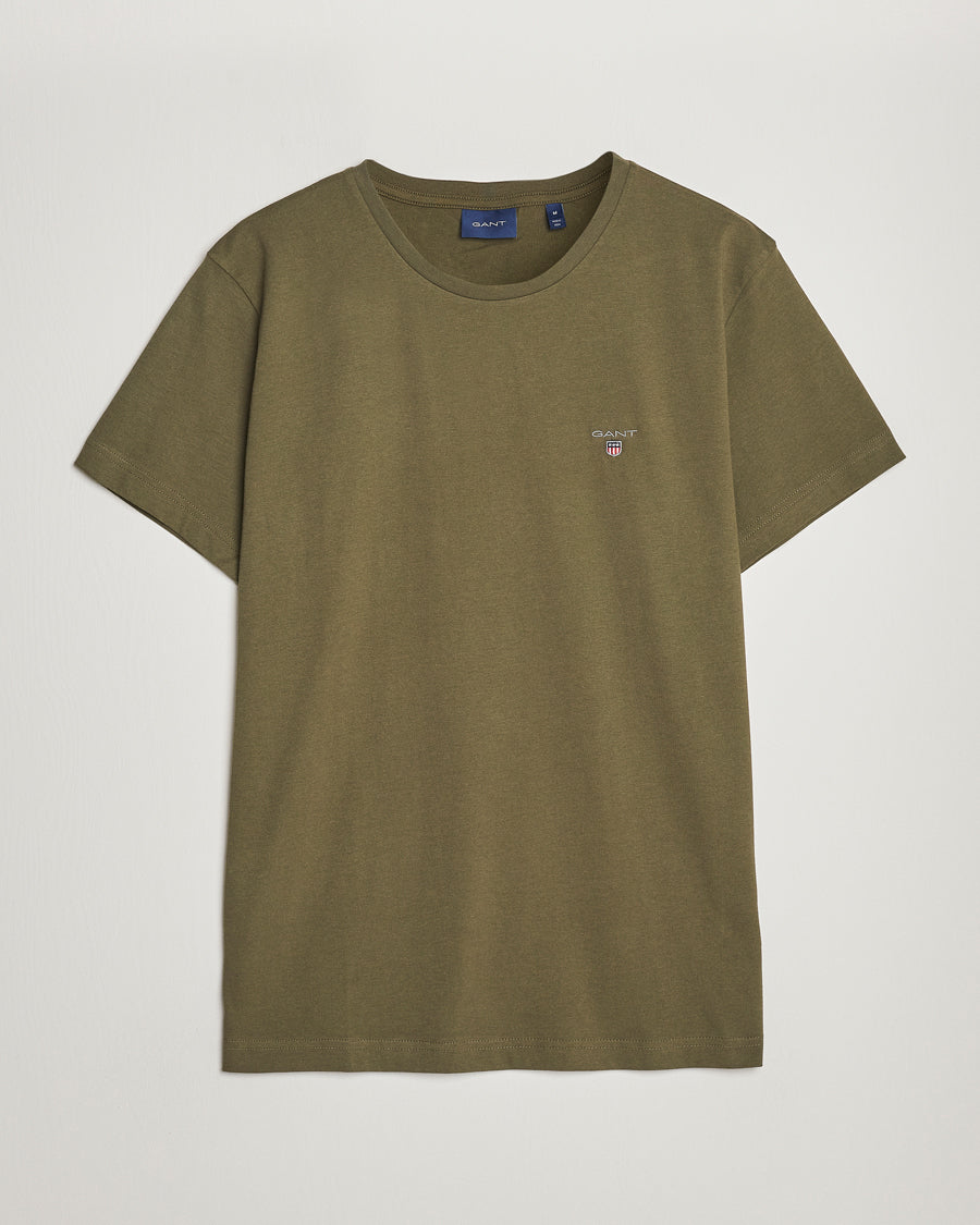 Gant Original Short Sleeve T-Shirt In Green