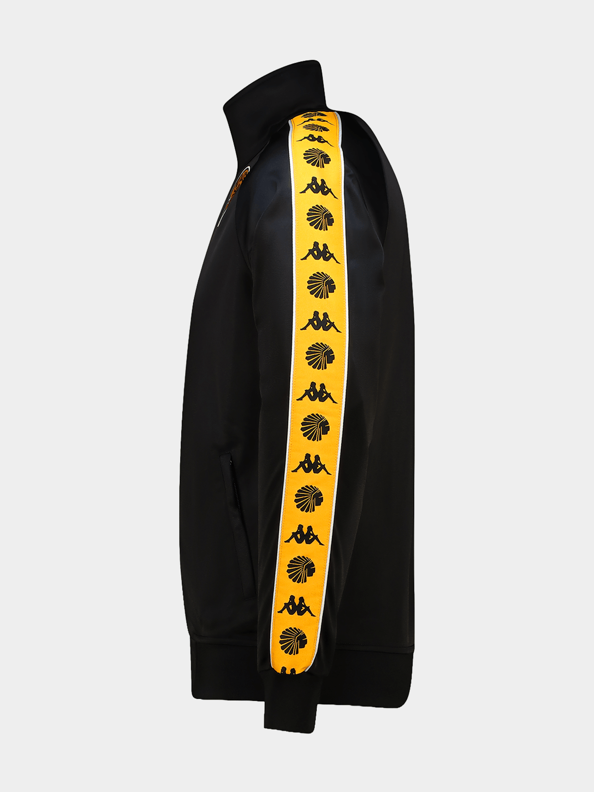 Kappa Kaizer Chiefs Mens Annistony Slim Top In Black
