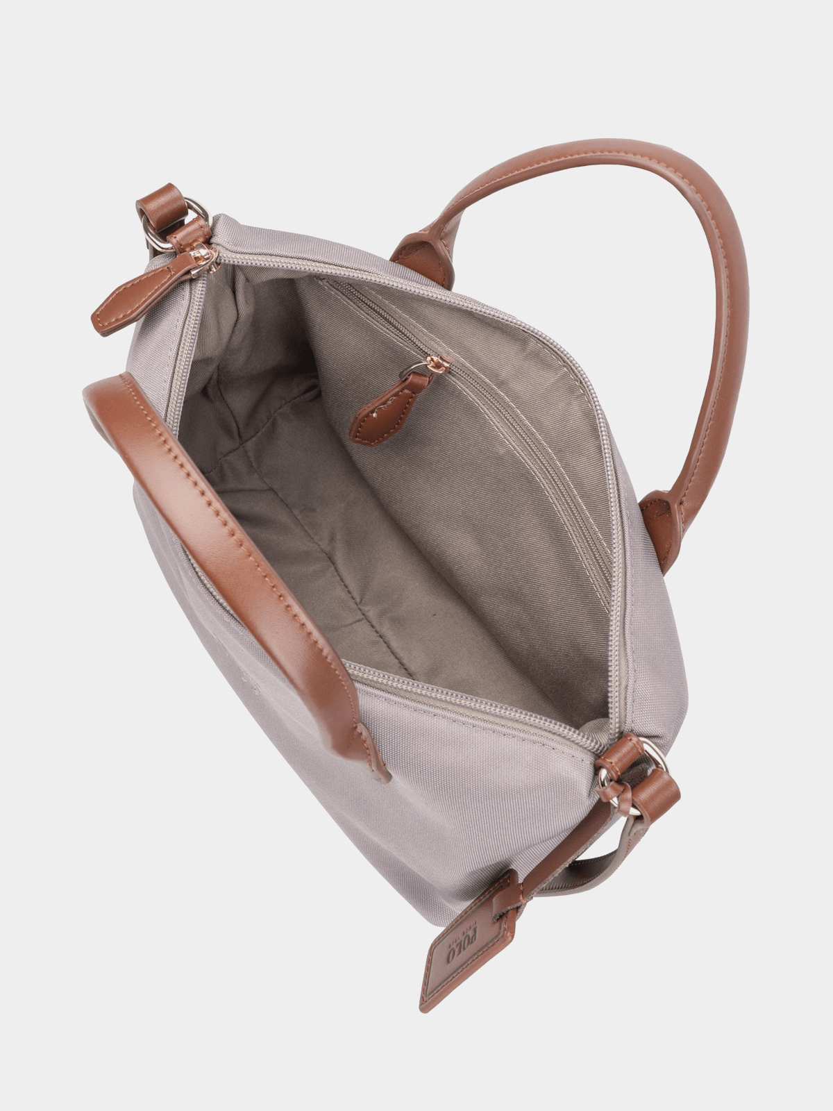 Polo Spectator Pocket Sling Bag In Taupe
