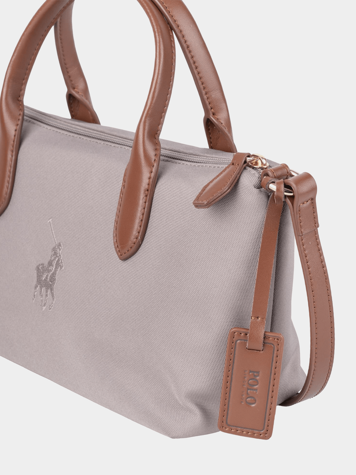 Polo Spectator Pocket Sling Bag In Taupe