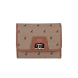 Polo Womens Encore Smalls Medium Trifold Purse In Camel