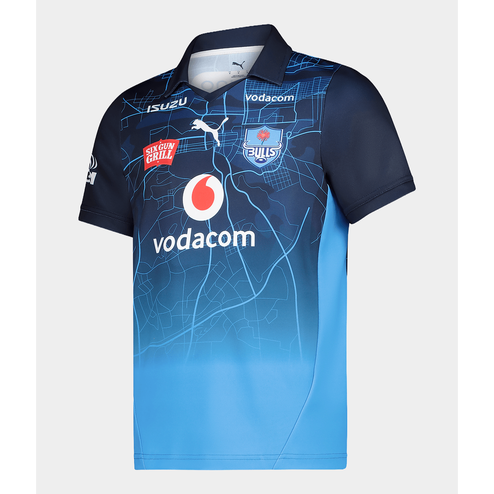 Puma Boys Bulls Youth Replica Jersey Home 26/27 In Blue Multi
