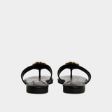 Polo Womens Big Flip Flop Sandals In Black