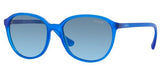 Vogue Oversized Sunglasses In Blue
