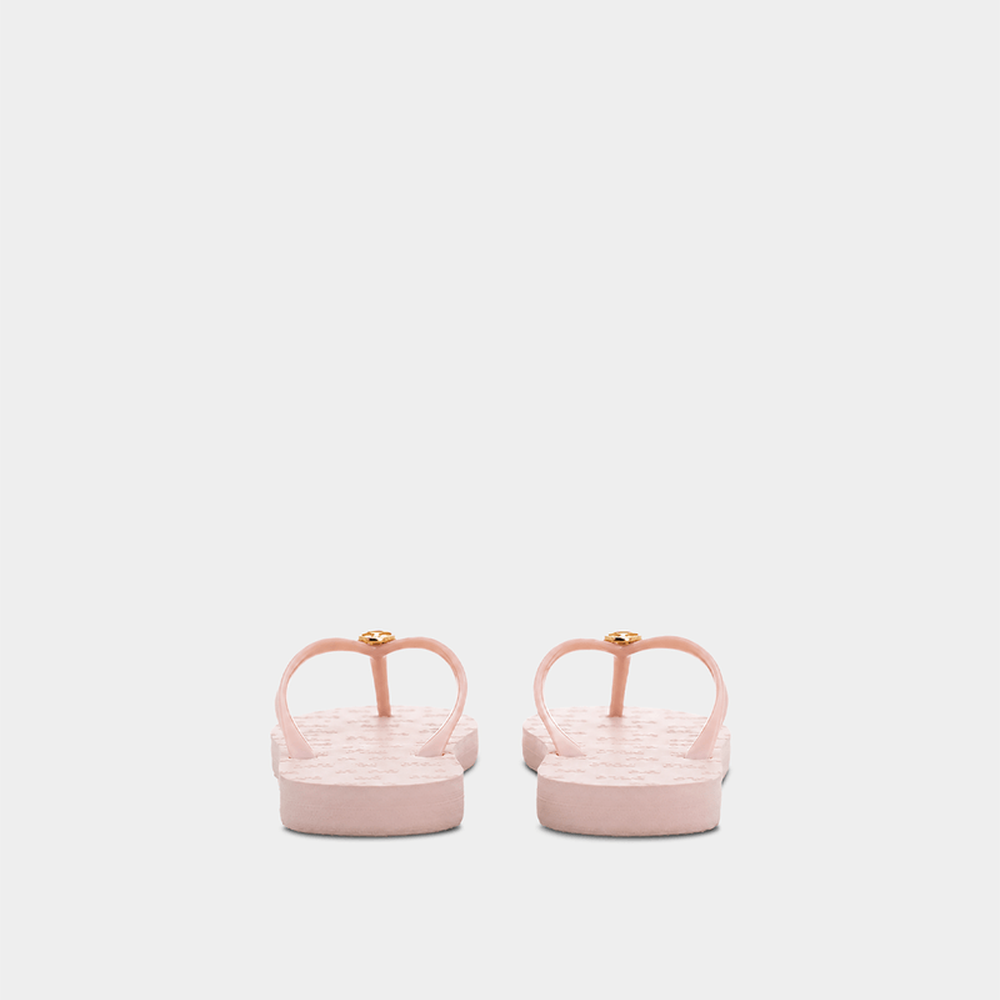 Polo Ladies Aop Flip Flops In Blush