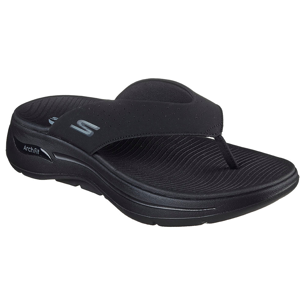 Skechers 229063 Mens Go Walk Arch Fit Sandals Black