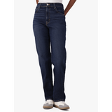 Levi's Womens Easy Dad Warm Apparent Jeans In Blue
