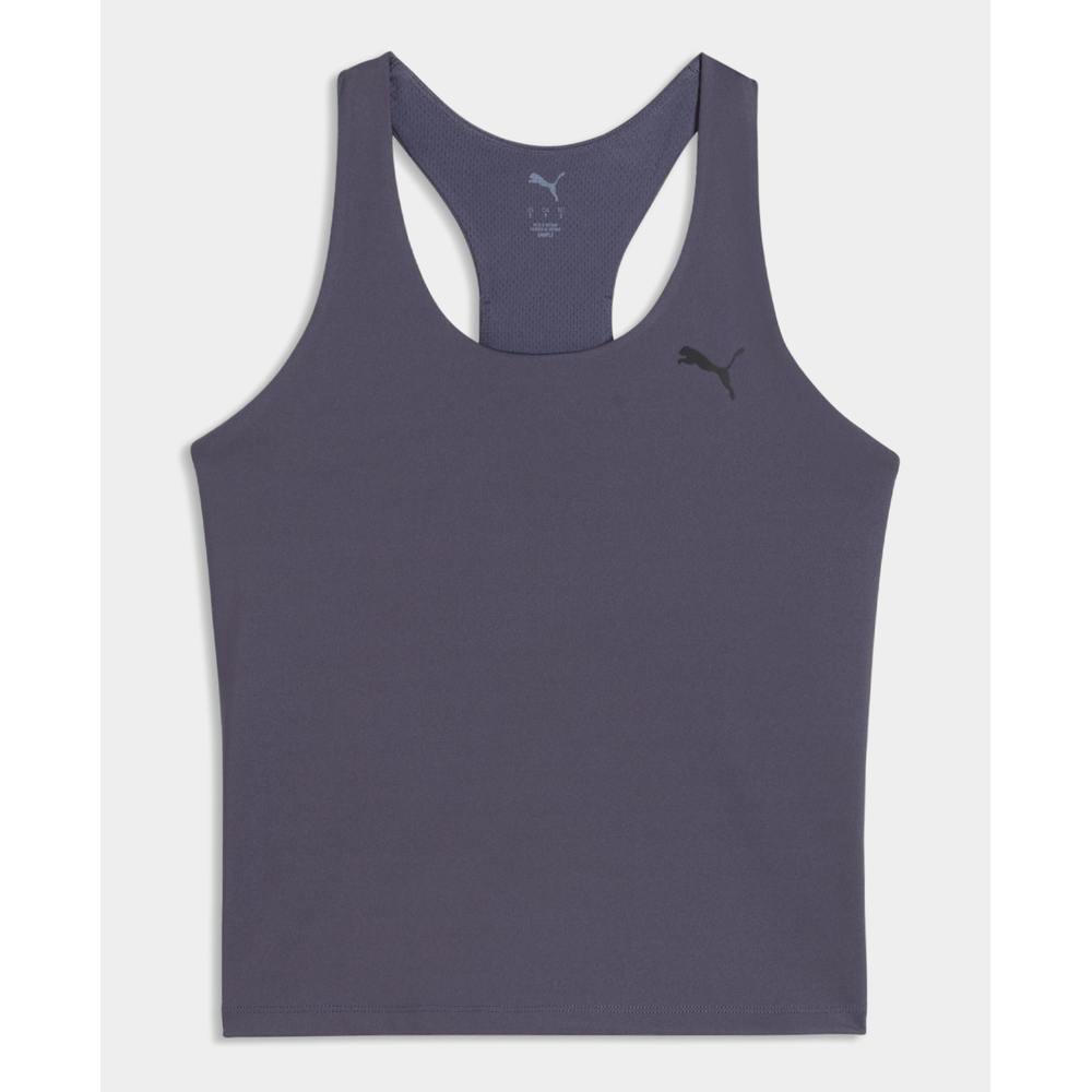 Puma Womens Tad Essential 2 In 1 Tank Tops In Inky Depths