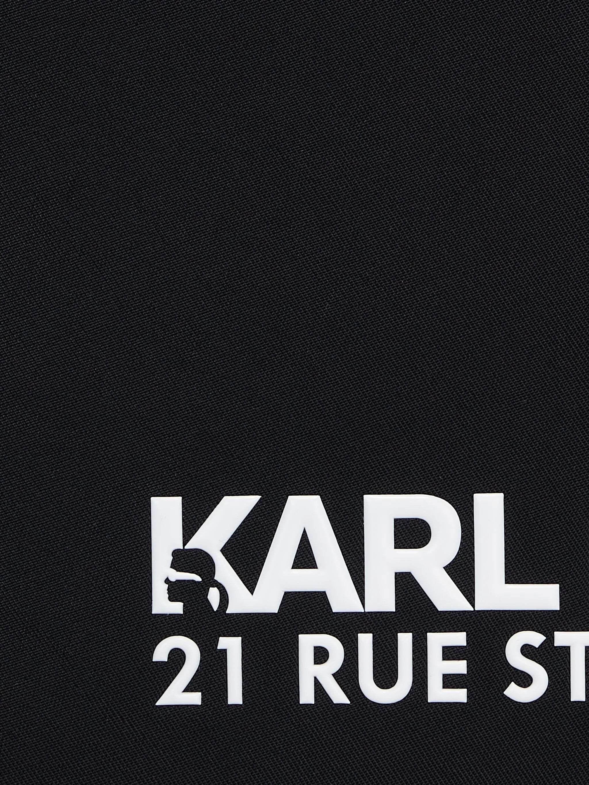 Karl Lagerfeld K-RSG Nylon Briefcase In Black