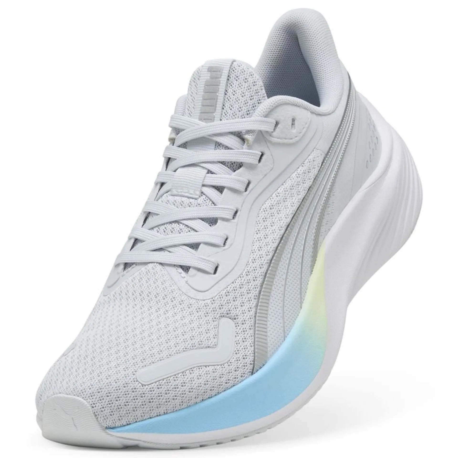 Puma Mens Pounce Lite Shoes In Silver Blue