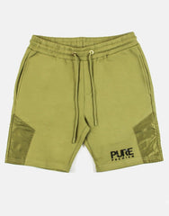 Pure Premium Strapin Shorts In Olive