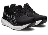 Asics Mens Gel-Nimbus 25 Shoes In Black/Pure Silver