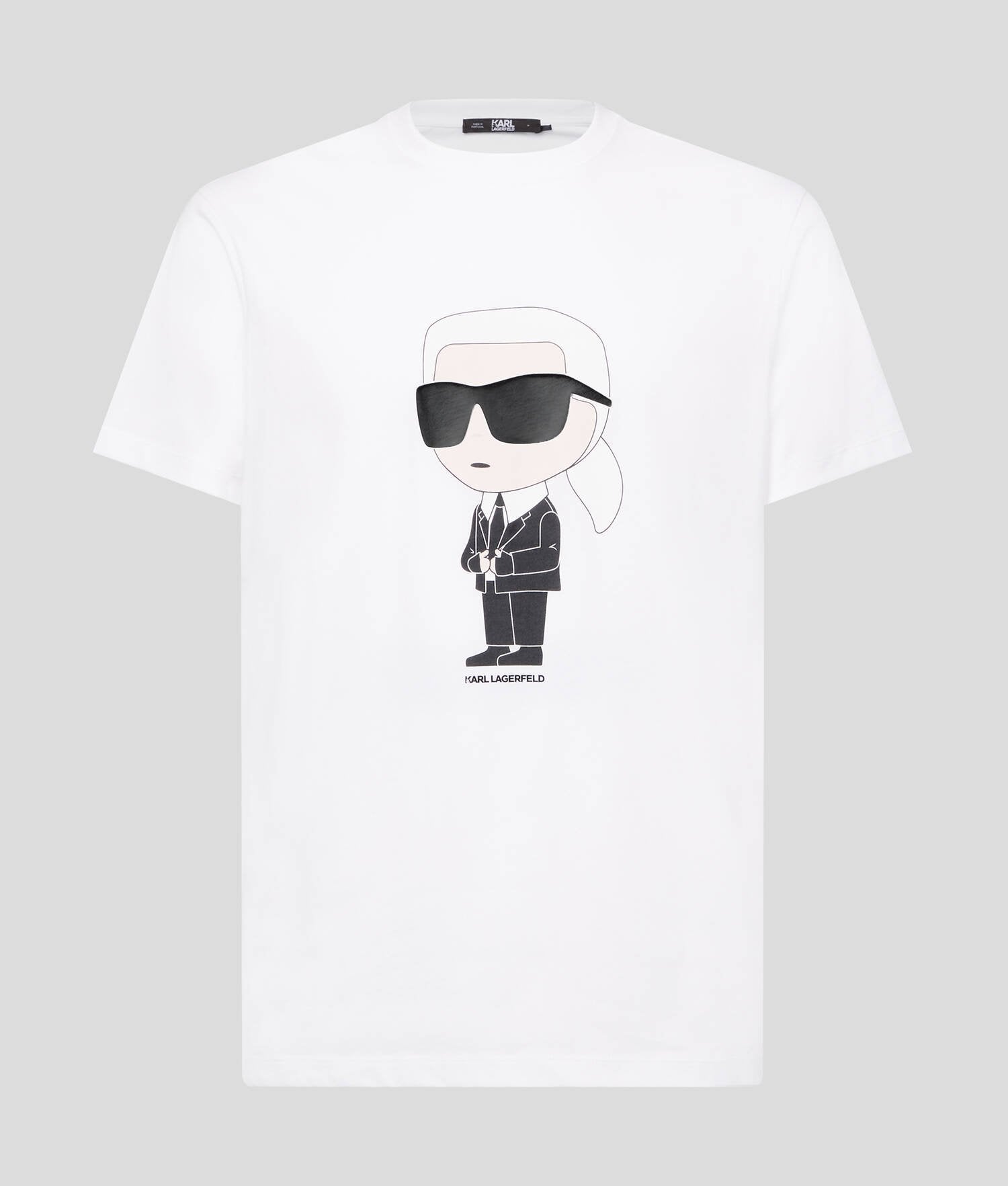 Karl Lagerfeld Ikonik 2.0 230M1700-Cotton T-Shirt White