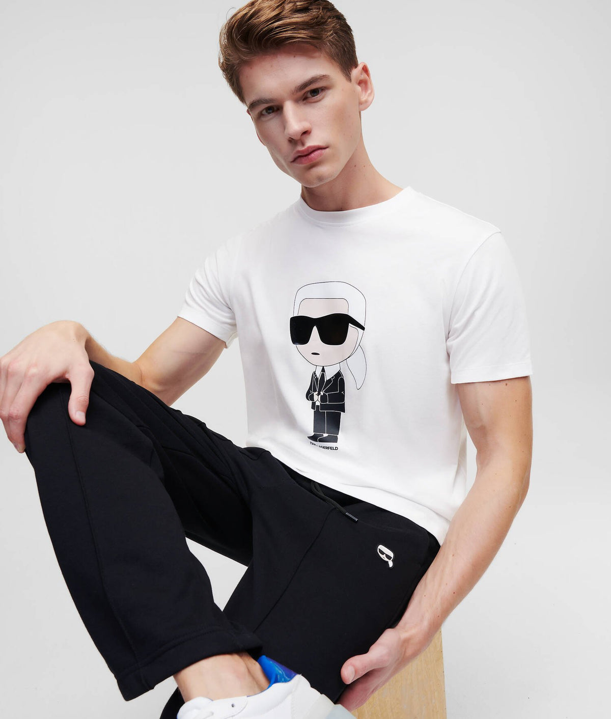 Karl Lagerfeld Ikonik 2.0 230M1700-Cotton T-Shirt White