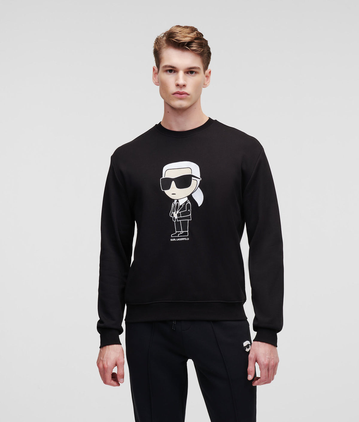 Karl Lagerfeld 230M1800 Ikonik 2.0 Sweatshirt Black