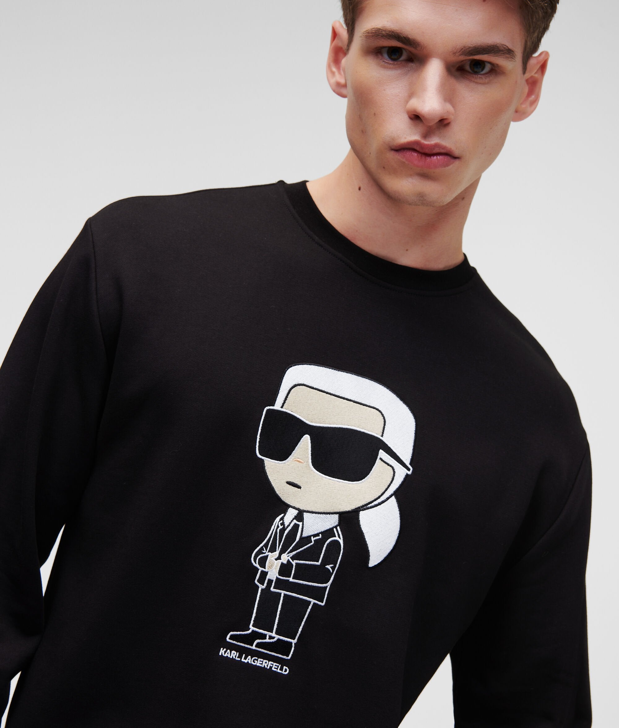 Karl Lagerfeld 230M1800 Ikonik 2.0 Sweatshirt Black