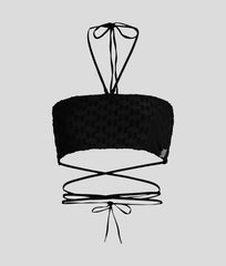 Karl Lagerfeld 231W2215 Monogram Bandeau  Black