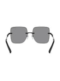Michael Kors Womens Geometric Rimless Sunglasses In Black