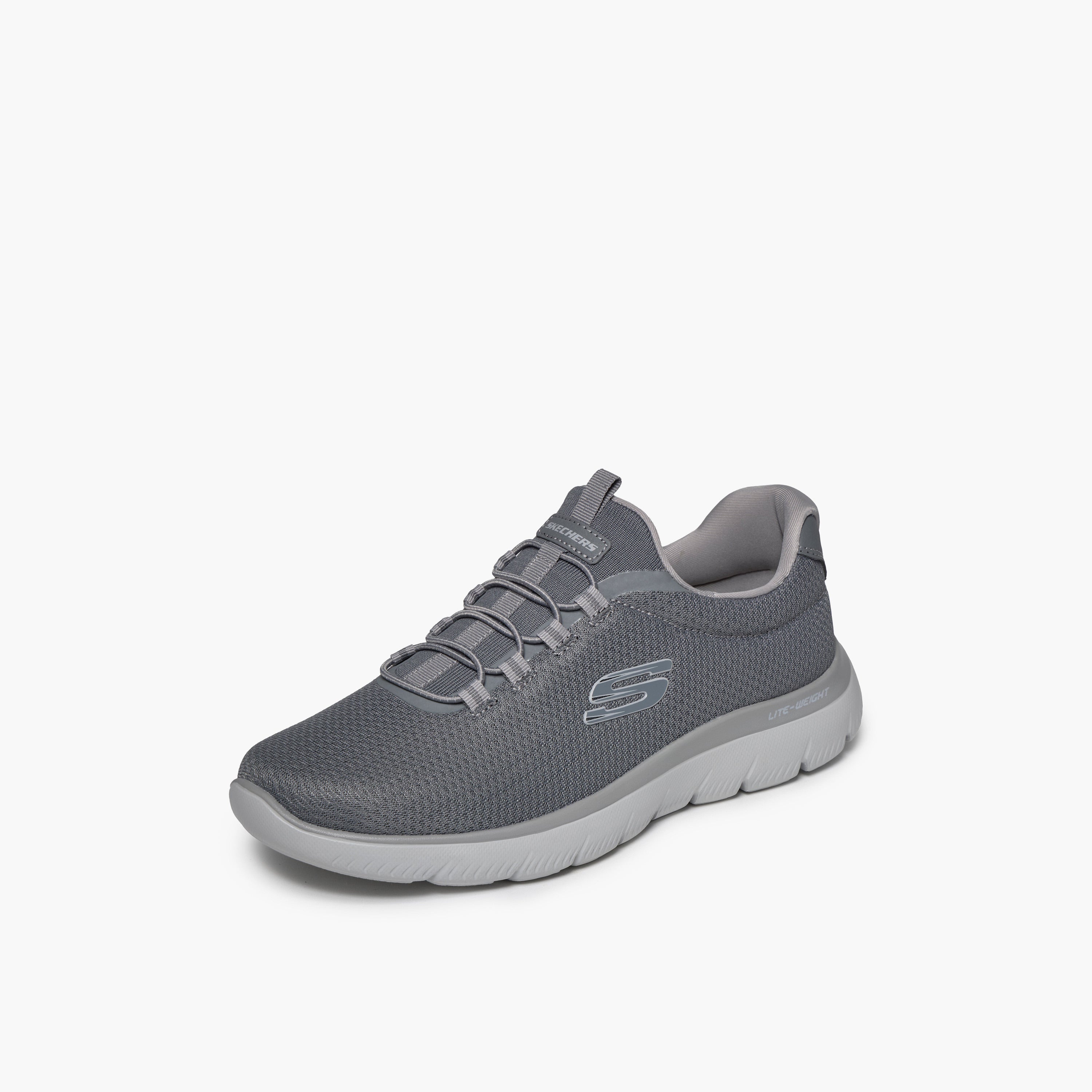 Skechers Mens Summits Shoes In Grey