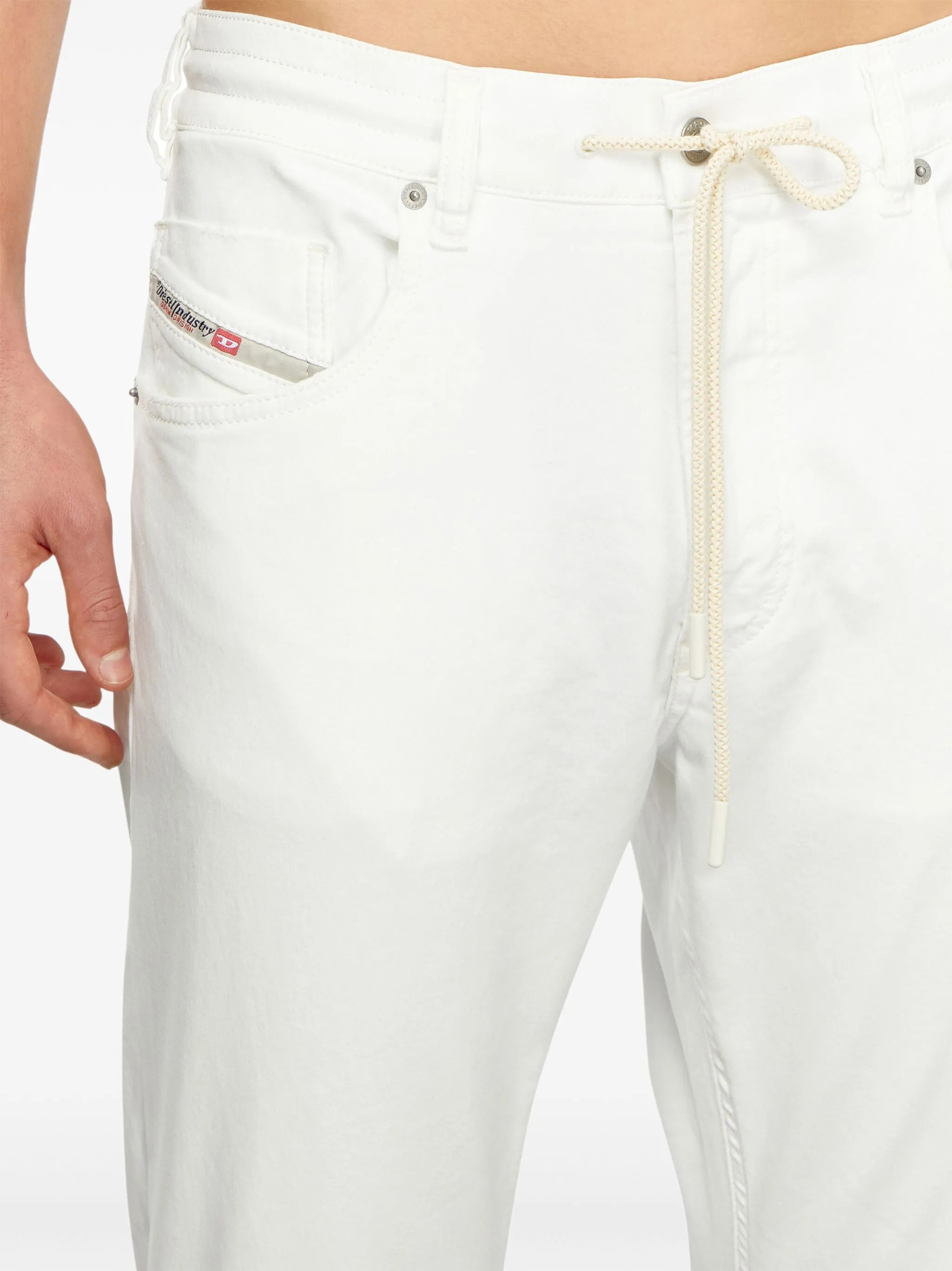 Diesel Mens D-Krooley-B Jogg Jeans In White