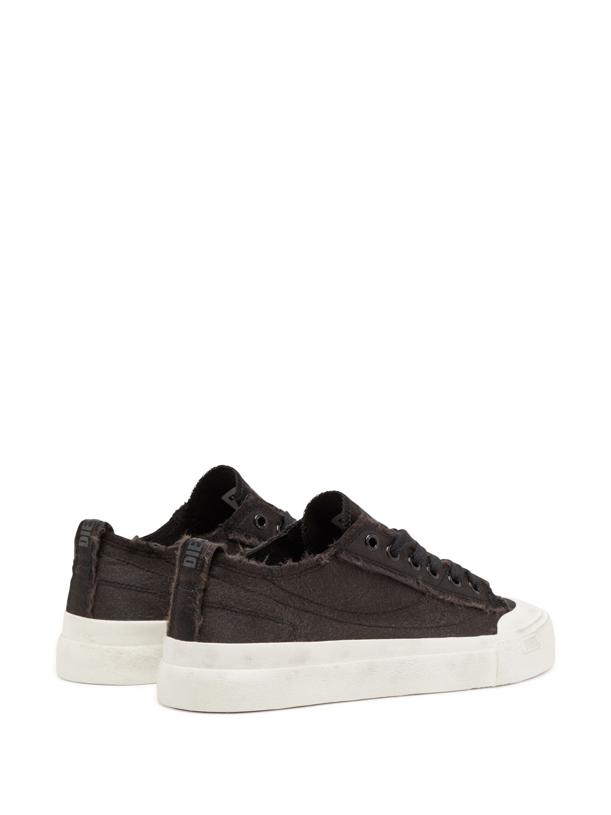 Diesel Y0333P6956 Womens S-Athos Low Sneakers Black/White