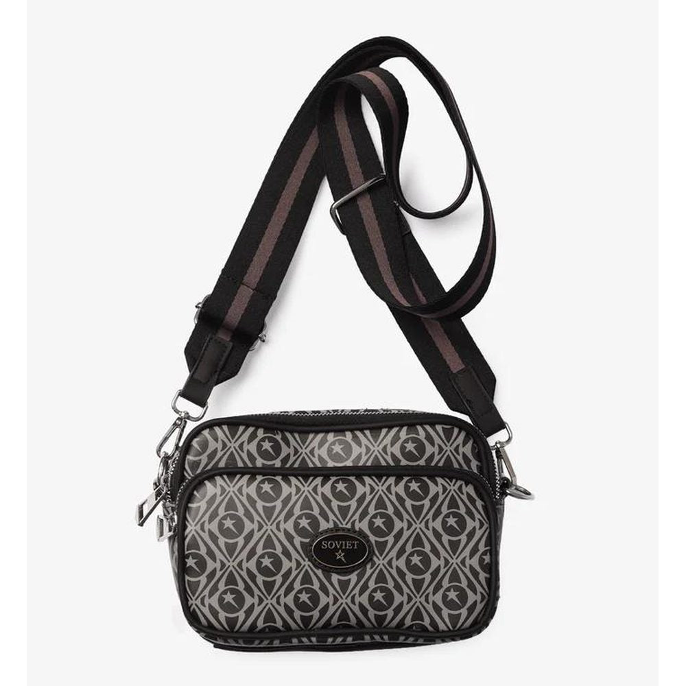 Soviet Soul Unisex Crossbody Bag In Black