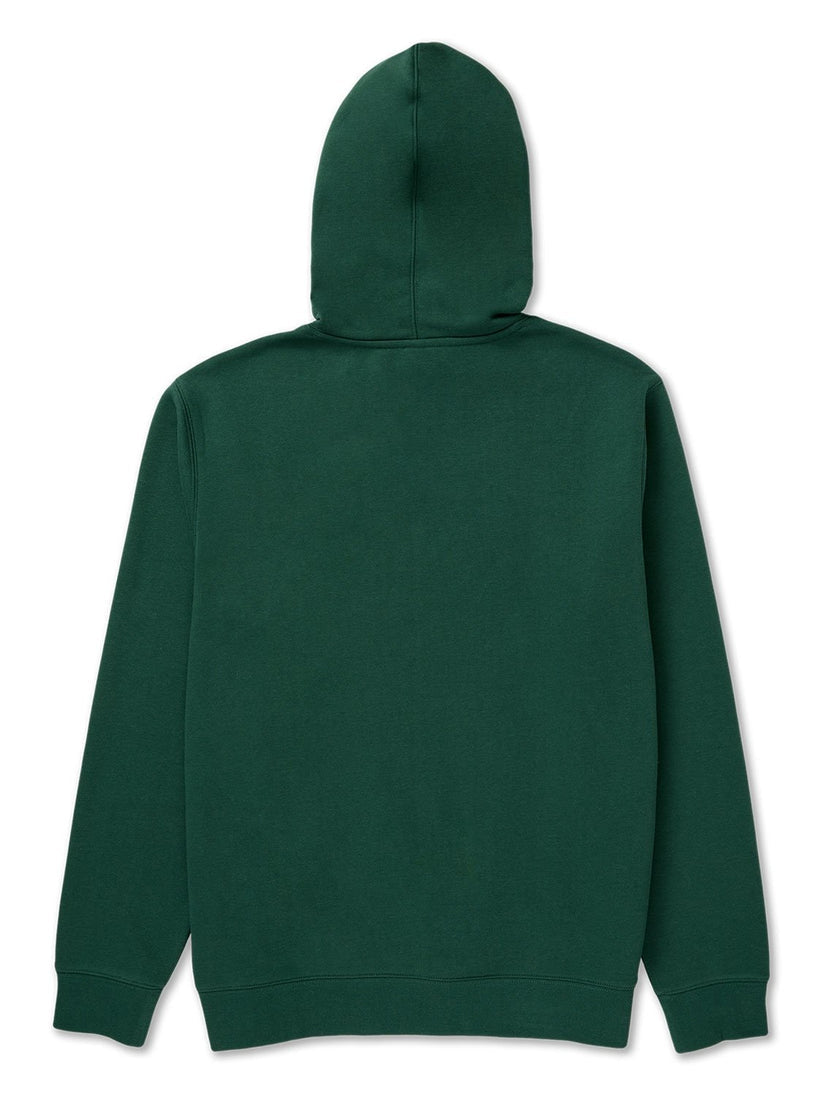 RVCA Mens Big RVCA Hoodie In Grass Green