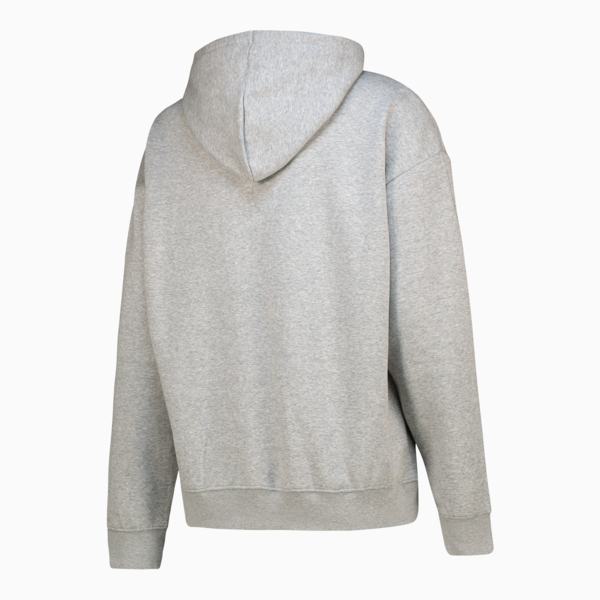 Puma Womens Ess No.1 Logo Light Grey Comfort Hoodie