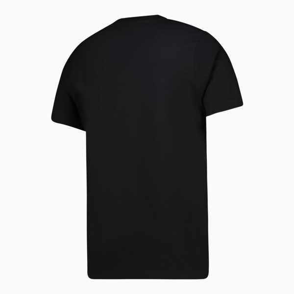 Puma Mens Black Graphics No.1 Logo T-Shirt