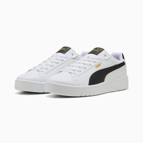 Puma Mens Court Classico White/Black Sneakers