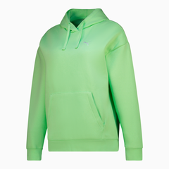 Puma Womens Ess Comfort Lime Fleece Hoodie