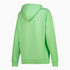 Puma Womens Ess Comfort Lime Fleece Hoodie