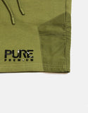 Pure Premium Strapin Shorts In Olive