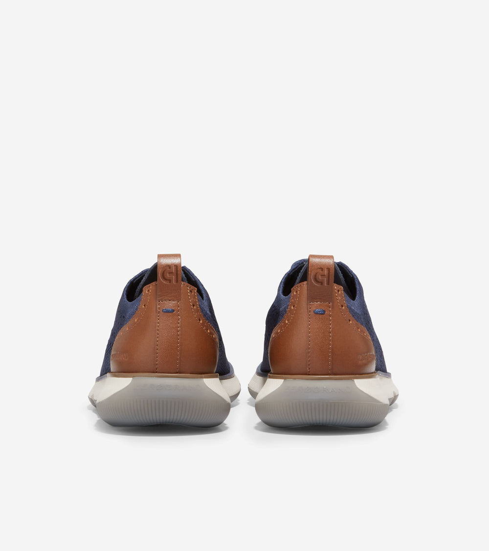 Cole Haan Mens 4Zg Stchlte Oxford Shoes In Navy