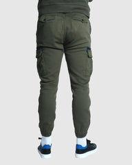 Soviet Mens Largo Ankle Cargo Pants In Fatigue