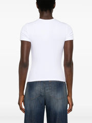 Diesel Ladies T-Ele-Long Slim T-Shirt In White