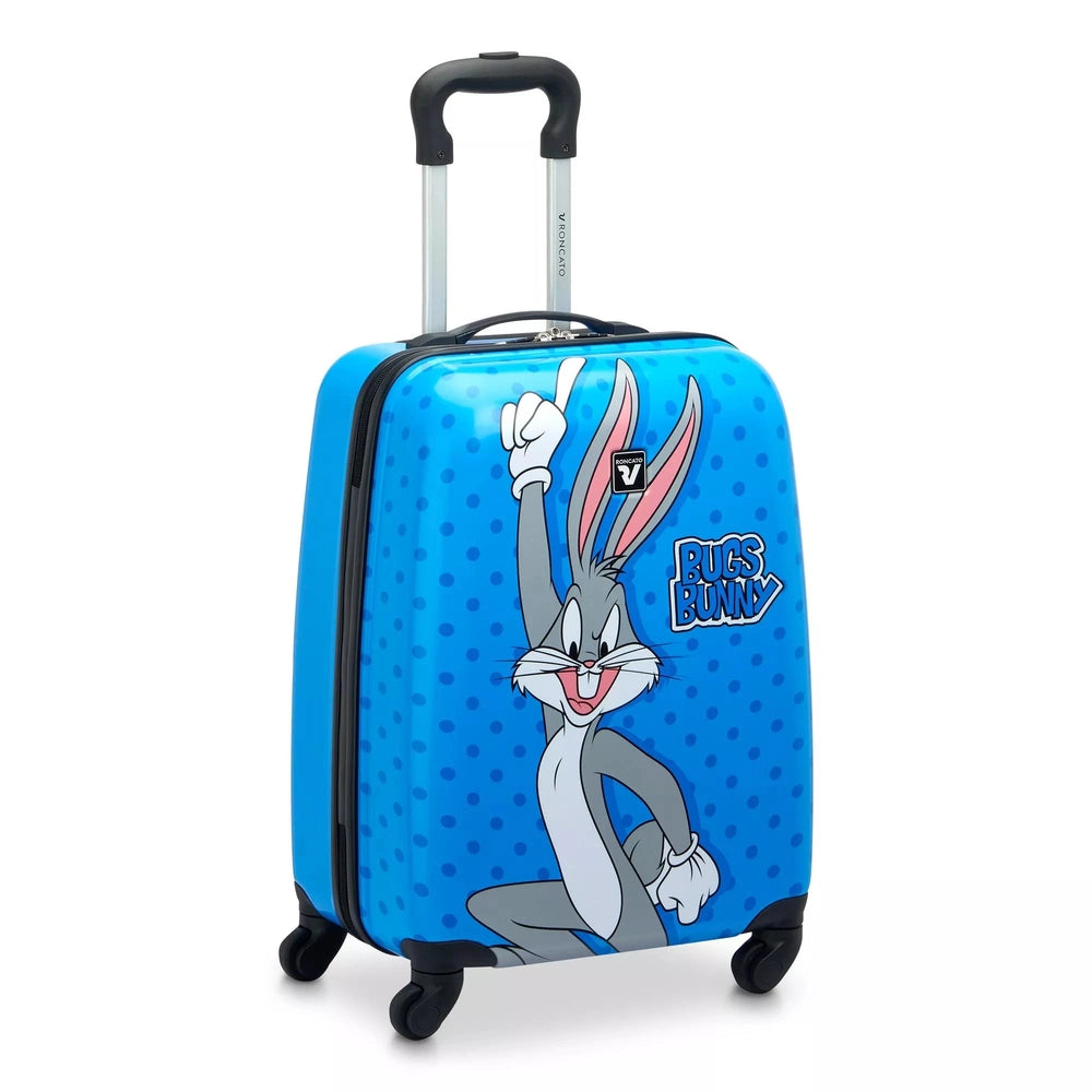 Roncato Warner Bros Bugs Bunny Spinner & Shoe Bag In Blue