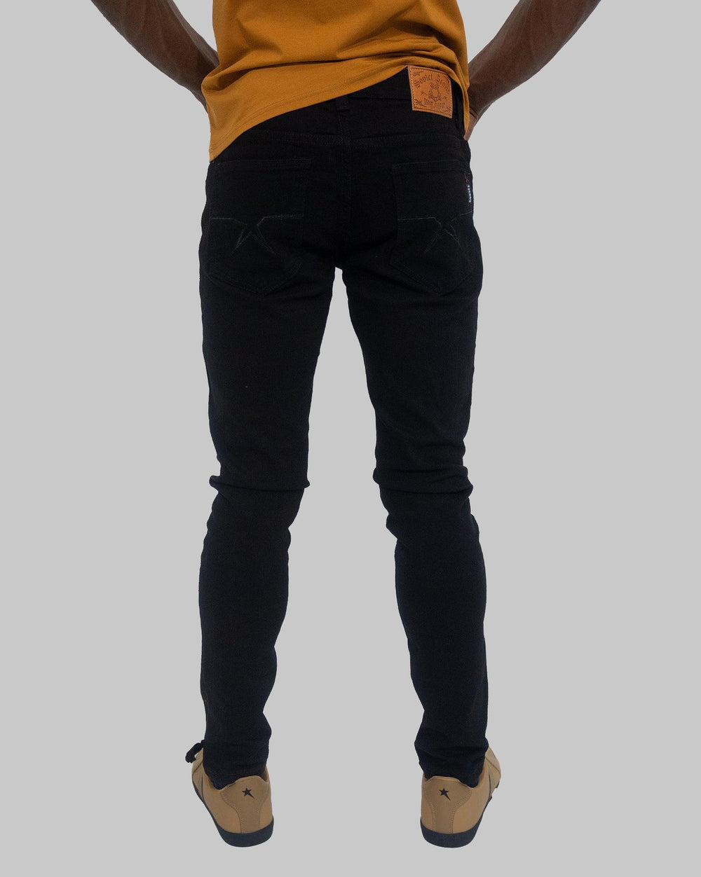 Soviet Mens Strikers Evo #4 Basic Stretch Skinny Jeans In Black