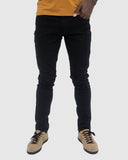 Soviet Mens Strikers Evo #4 Basic Stretch Skinny Jeans In Black