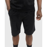Soviet Boys Medal Velvety Suede Track Shorts In Black