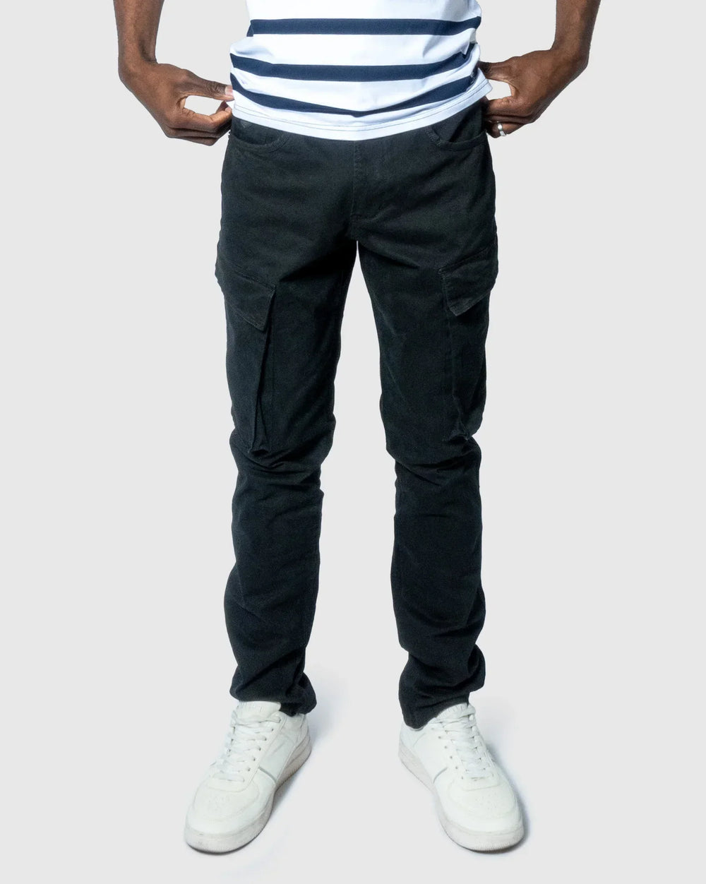 Soviet Mens Lotton Cargo Pants In Black