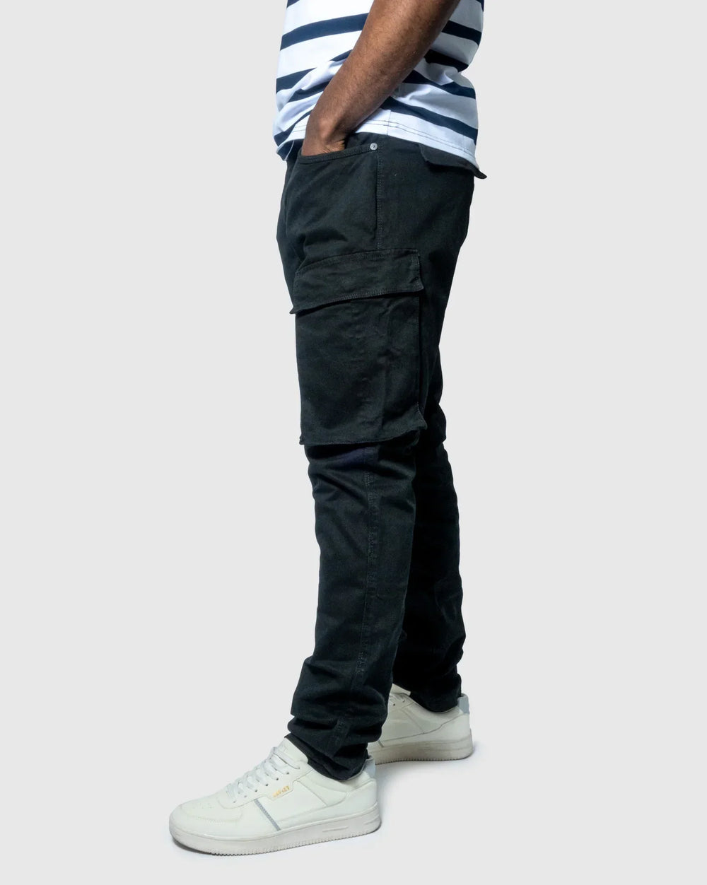 Soviet Mens Lotton Cargo Pants In Black