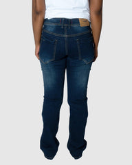 Soviet Mens Hatton Bootleg Jeans In Dark Indigo