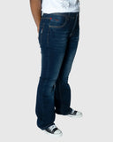 Soviet Mens Hatton Bootleg Jeans In Dark Indigo