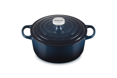 Le Creuset S Round Cocotte In Nuit