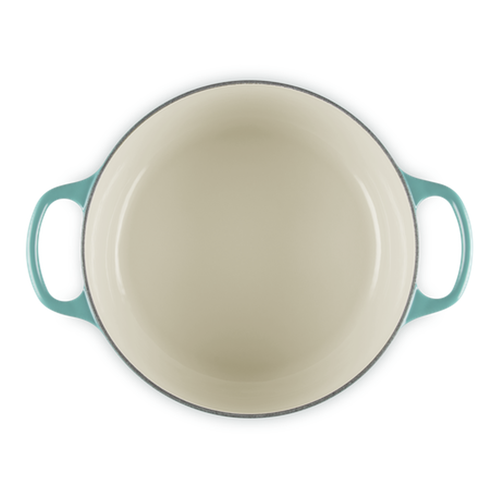 Le Creuset Coccotte Mid Casserole In Rivera Blue
