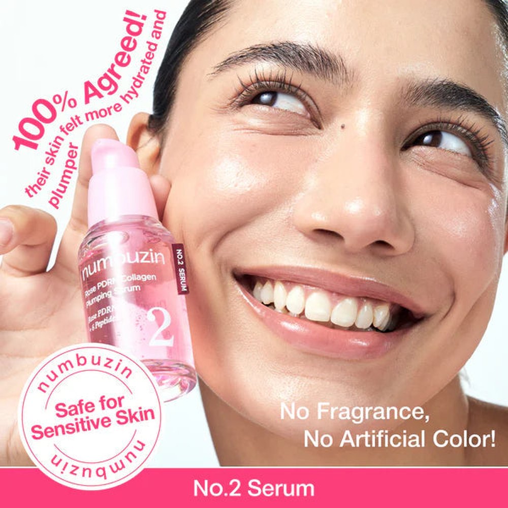 Numbuzin Rose  Pdrn Collagen Plumg Serum