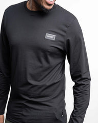 Soviet Mens Kobi Long Sleeve T-Shirt In Black