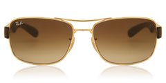 Ray-Ban Mens Active Lifestyle Sunglasses In Gold And Havana Brown